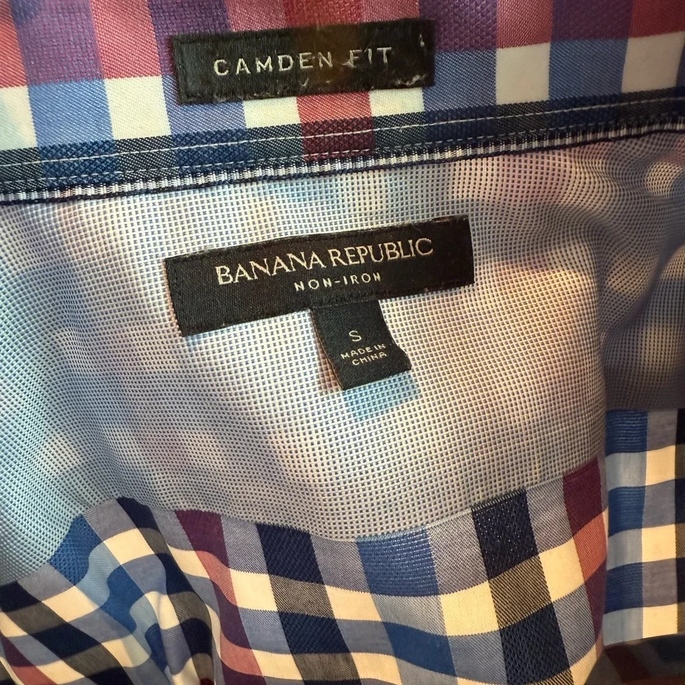 Banana Republic crisp check